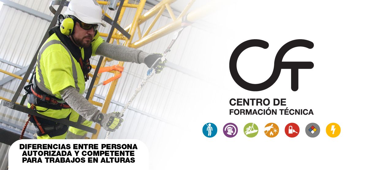 Persona autorizada y competente para trabajos en alturas